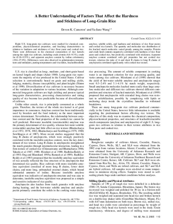 (PDF) A Better Understanding of Factors That Affect the Hardness and ...