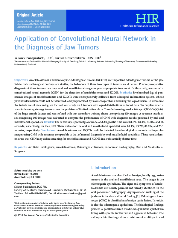 (PDF) Application of Convolutional Neural Network In LAWN Measurement