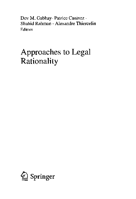 (PDF) Approaches to Legal Rationality