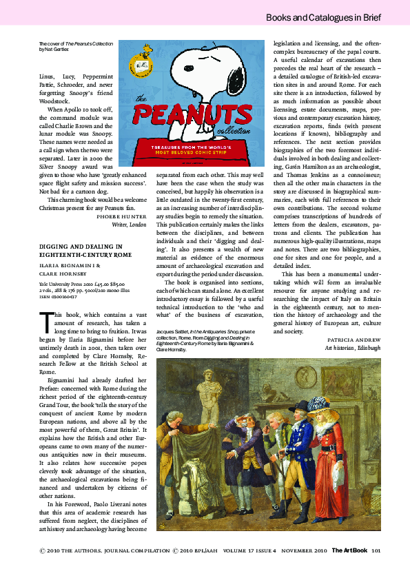 Digging and Dealing in Eighteenth-Centu… Digging and Dealing in Eighteenth-Century Rome, 2 Volume Set