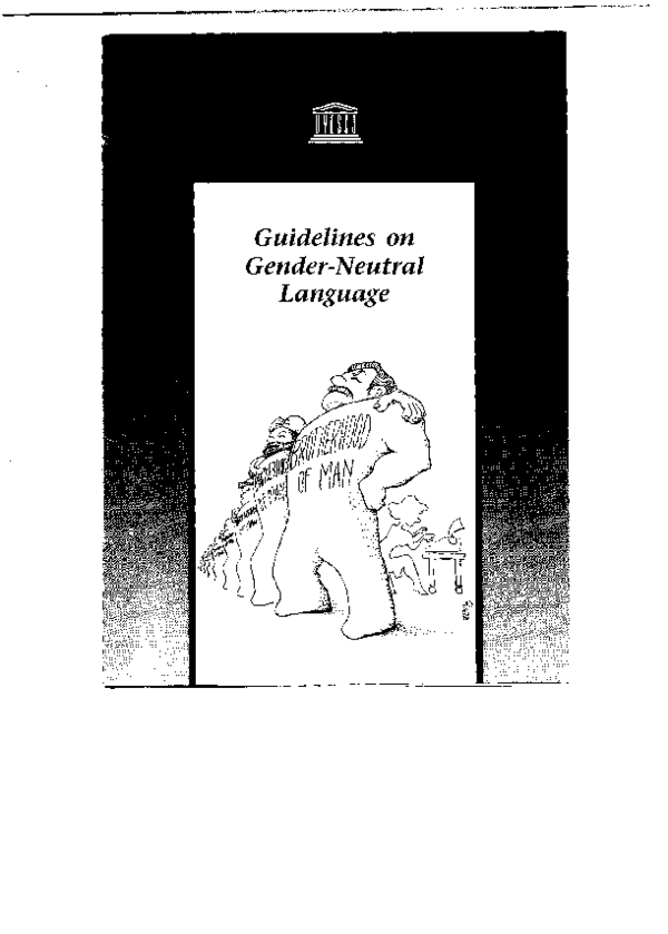 (PDF) Guidelines on Gender-Neutral Language