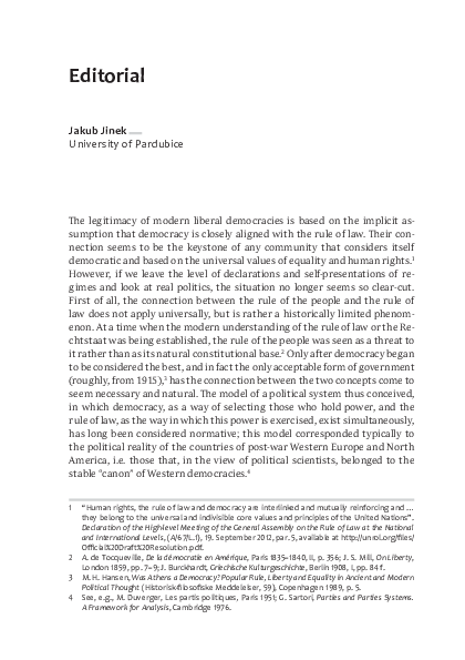 (PDF) The Rule of the People and the Rule of Law in Classical Greek ...