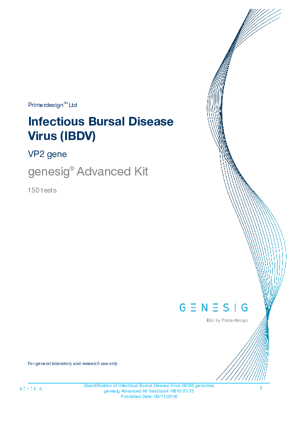 (PDF) Infectious Bursal Disease Virus (IBDV)