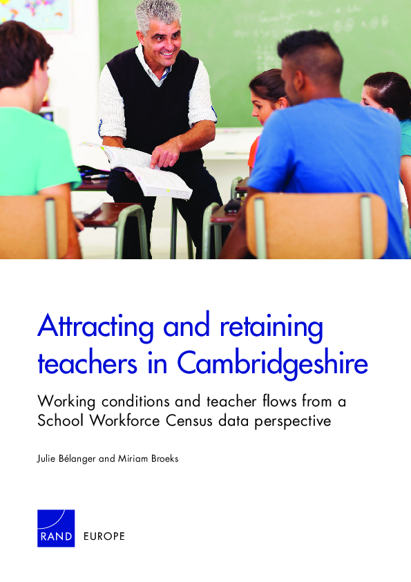 (PDF) Attracting and retaining teachers in Cambridgeshire