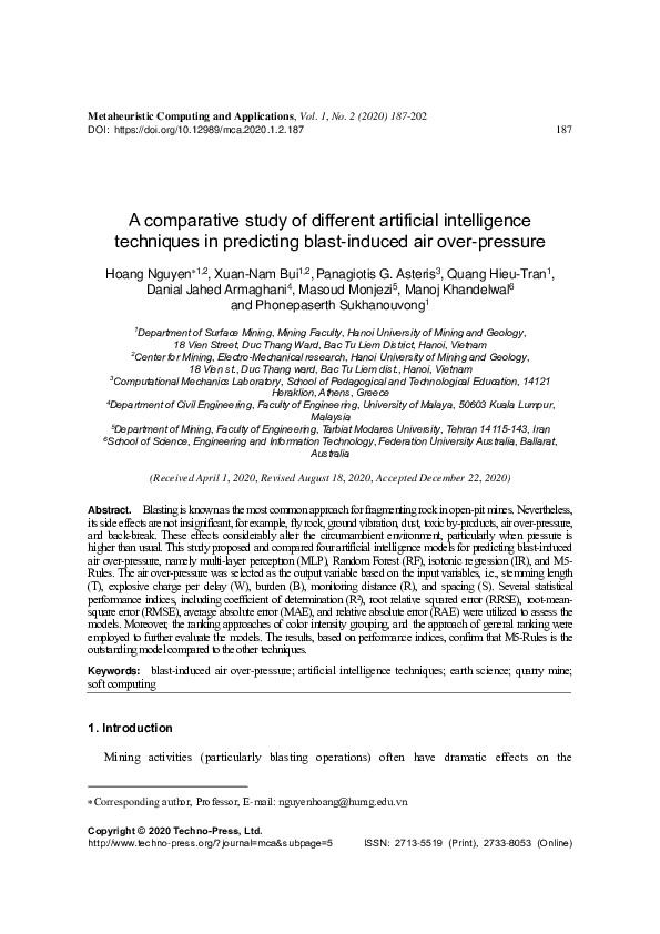 (PDF) A comparative study of different artificial intelligence ...