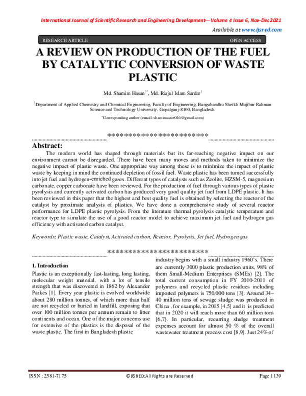 Stunning Catalytic Conversion Of Waste image