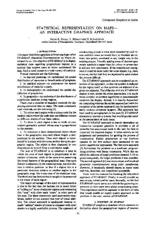 (PDF) Statistical representation on maps—An interactive graphics approach