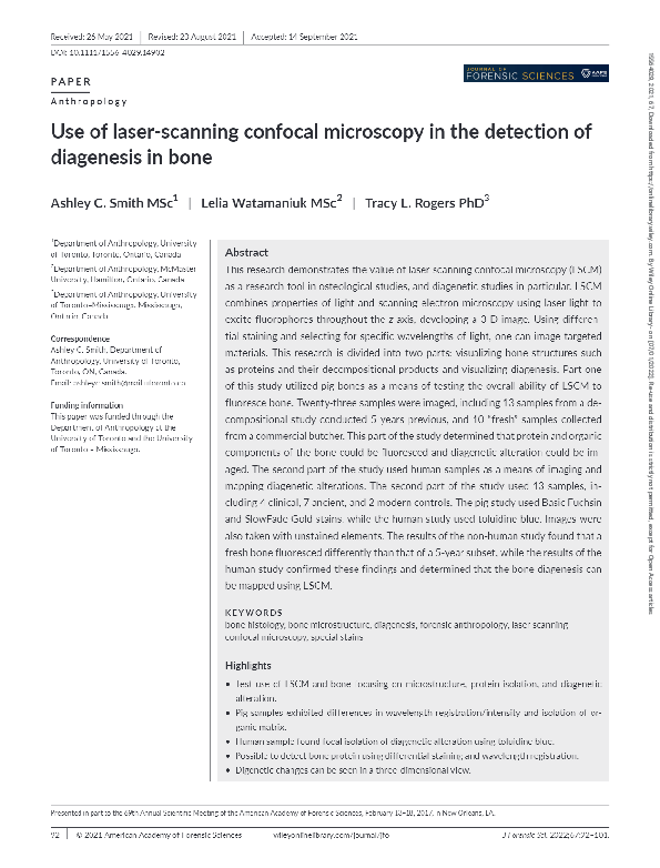(PDF) Use of laser-scanning confocal microscopy in the detection of ...