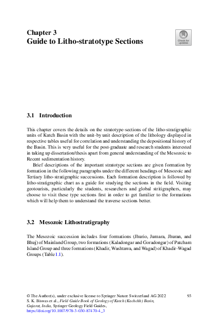 (PDF) Guide to Litho-stratotype Sections