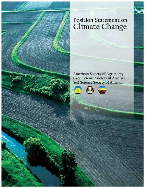 (PDF) Position statement on climate change