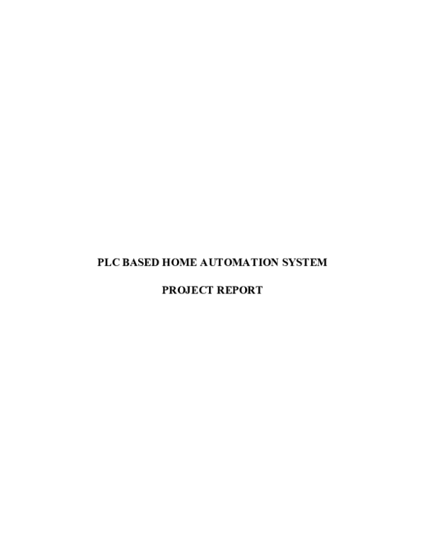 (PDF) Toaz.info plc based home automation system project report pr