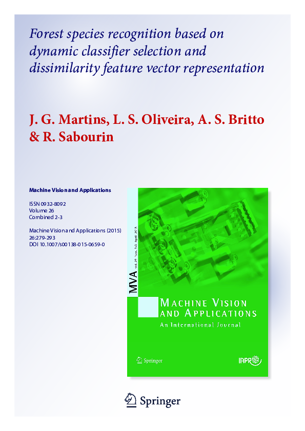 (PDF) Forest species recognition based on dynamic classifier selection ...