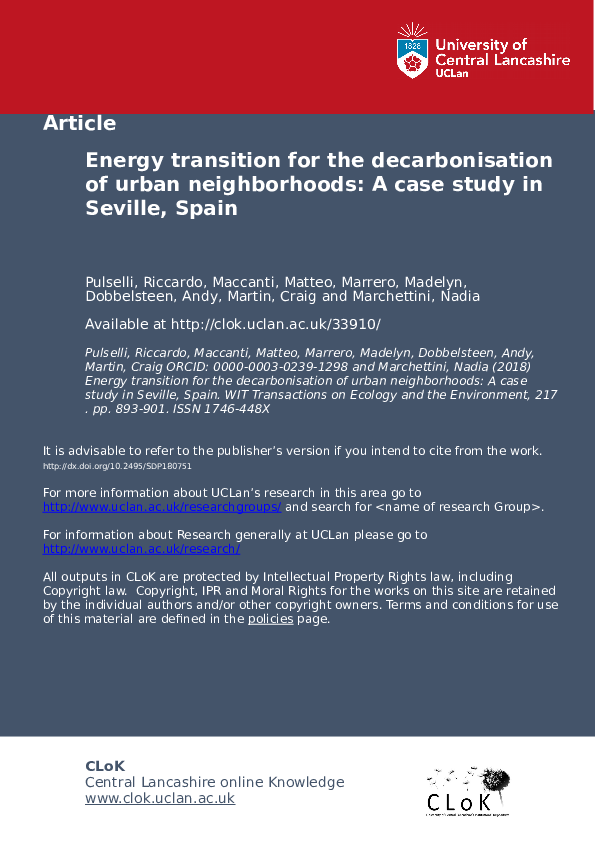 (PDF) Energy transition for the decarbonisation of urban neighborhoods ...