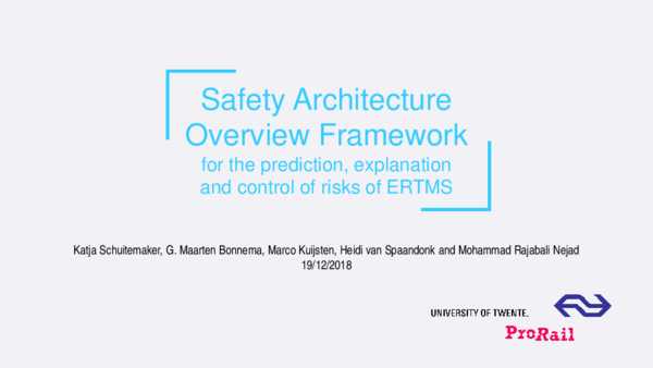 (PDF) Safety Architecture Overview Framework for the Prediction ...