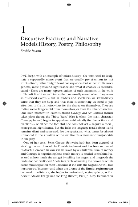(PDF) Discursive Practices and Narrative Models