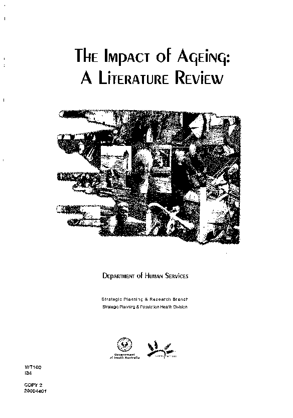(PDF) The impact of ageing: a literature review