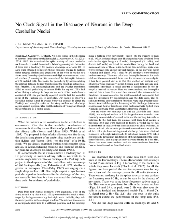 (PDF) Performing a Nonperiodic Task Time and Frequency Characteristics ...