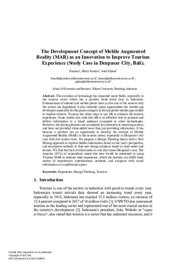 (PDF) The Development Concept of Mobile Augmented Reality (MAR) as an ...