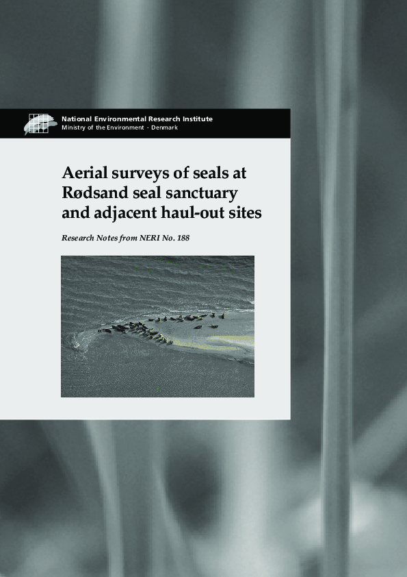 (PDF) Aerial surveys of seals at Rødsand seal sanctuary and adjacent ...