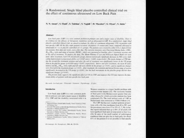 (PDF) A randomized, single blind placebo controlled clinical trial on ...