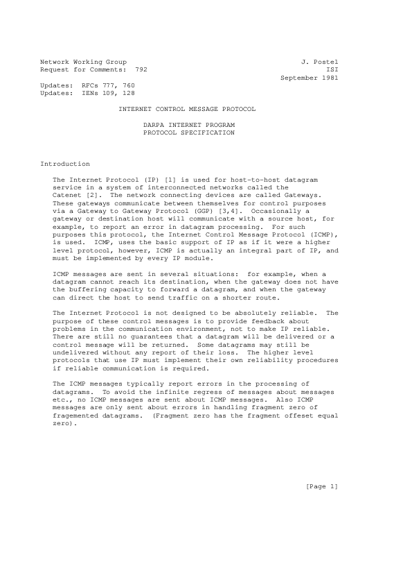 (PDF) Internet Control Message Protocol