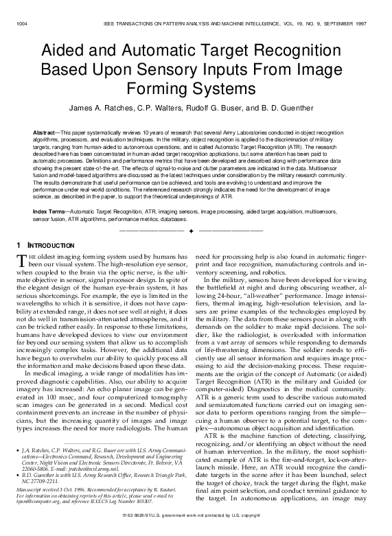 (PDF) Aided and automatic target recognition based upon sensory inputs ...