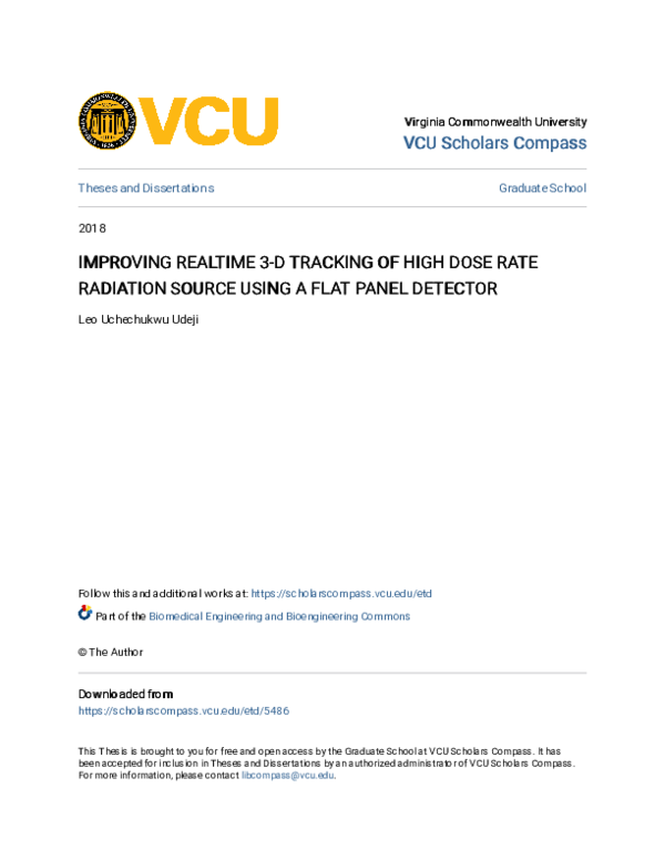 (PDF) Improving Realtime 3-D Tracking of High Dose Rate Radiation ...