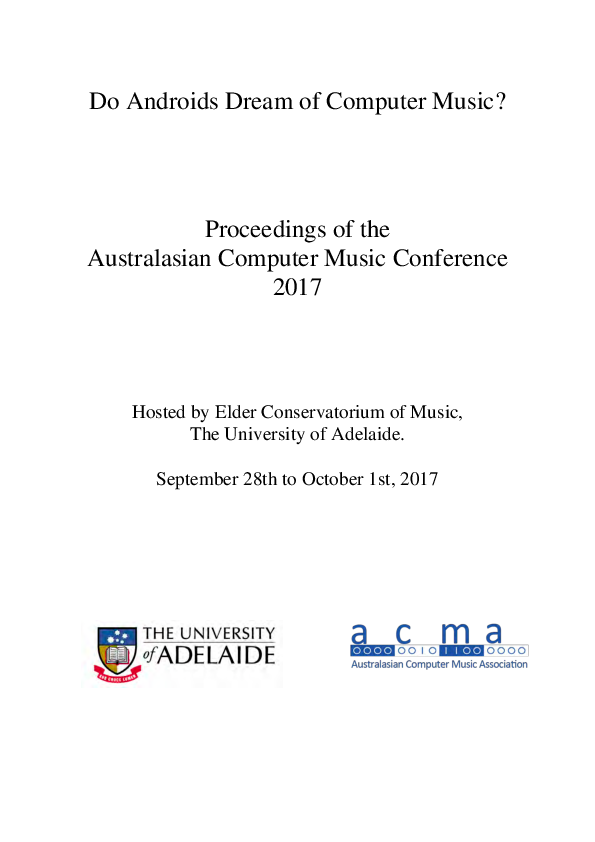 (PDF) Do Androids Dream of Computer Music? Proceedings of the ...