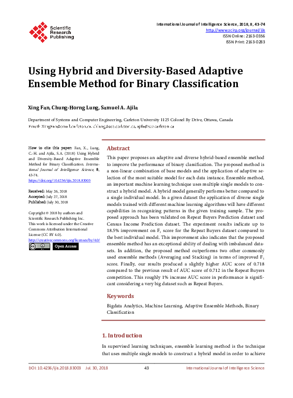 (PDF) Using Hybrid and Diversity-Based Adaptive Ensemble Method for ...