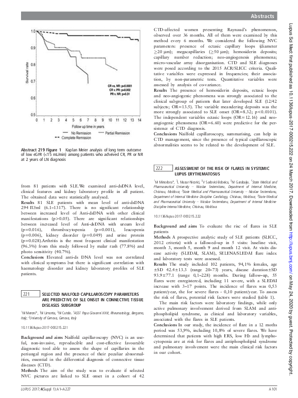 (PDF) 222 Assessment of the risk of flares in systemic lupus ...