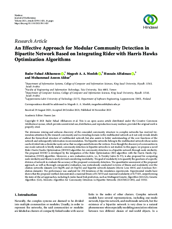 (PDF) An Effective Approach for Modular Community Detection in ...