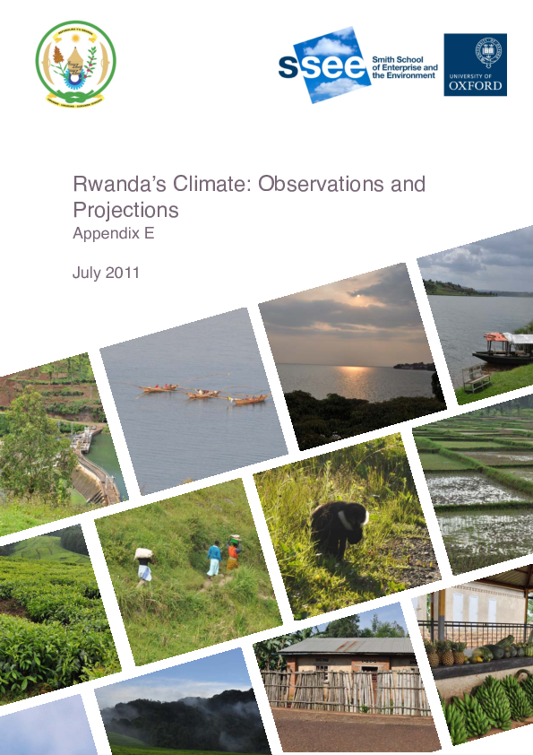 (PDF) Rwanda s Climate: Observations and Projections