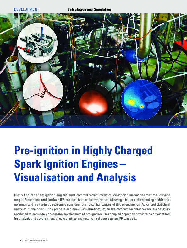 (PDF) Pre-ignition in highly charged spark ignition engines ...