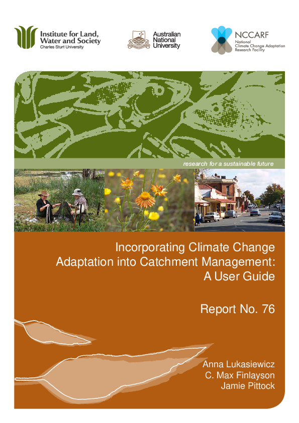 (PDF) Incorporating climate change adaptation into catchment management ...