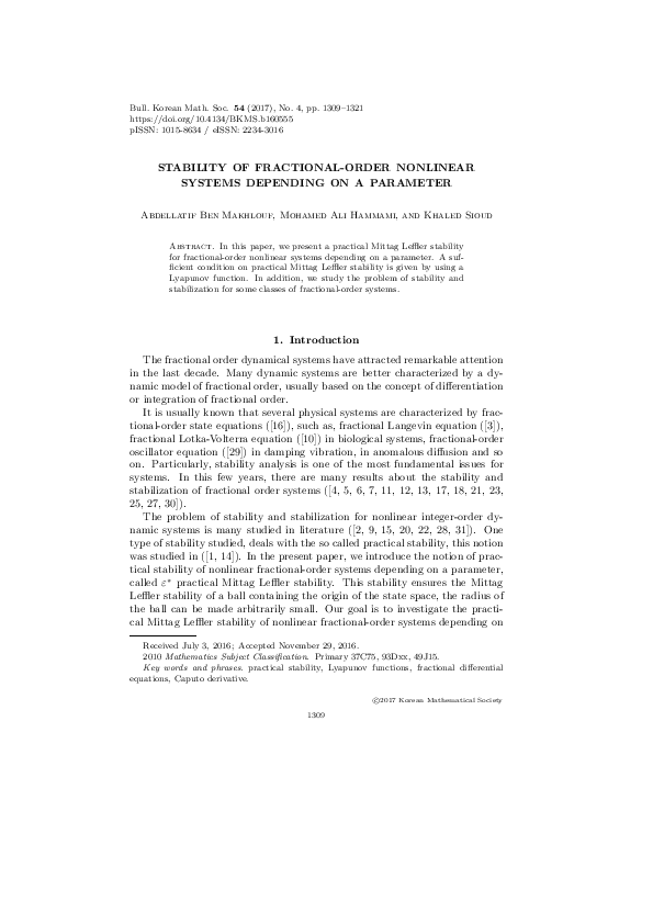 (PDF) Stability of Fractional-Order Nonlinear Systems Depending on a ...