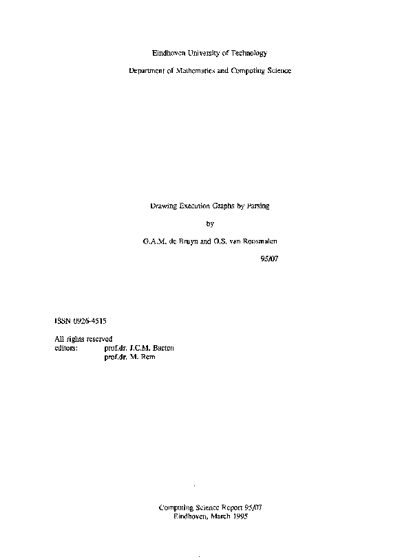 (PDF) Drawing execution graphs by parsing