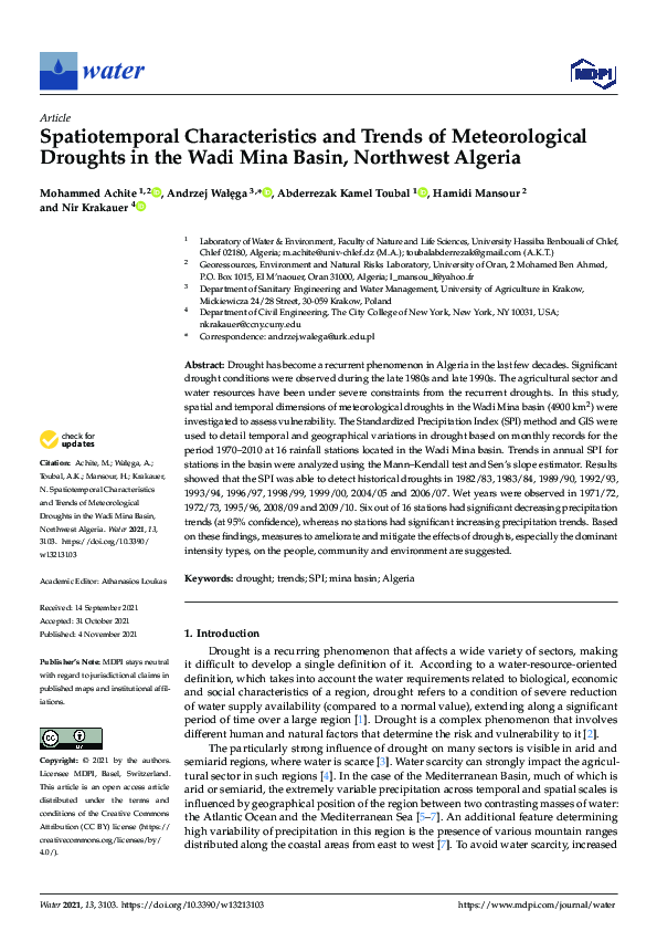 (PDF) Spatiotemporal Characteristics and Trends of Meteorological ...