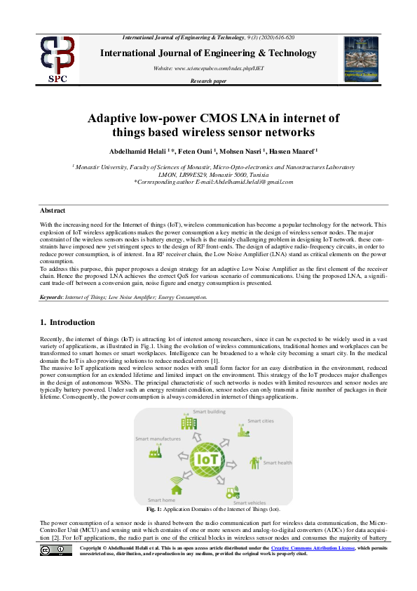 (PDF) Adaptive low-power CMOS LNA in internet of things based wireless ...