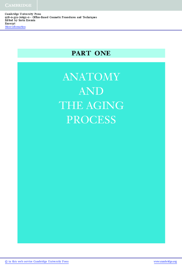 (PDF) CHAPTER 1 Anatomy and the Aging Changes of the Face and Neck