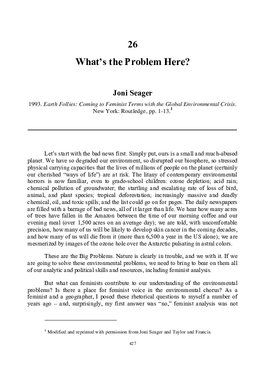 (PDF) What’s the Problem Here?