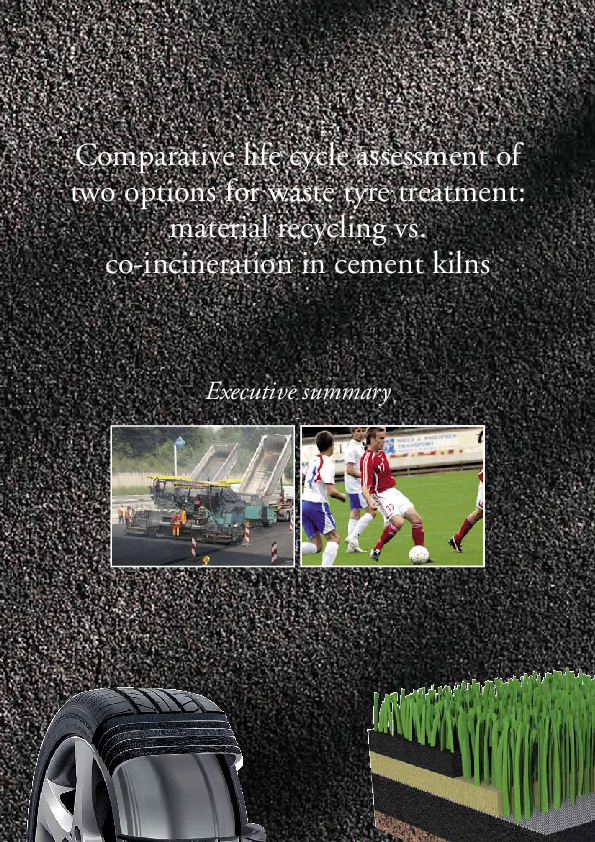 (PDF) Comparative life cycle assessment of two options for waste tyre ...