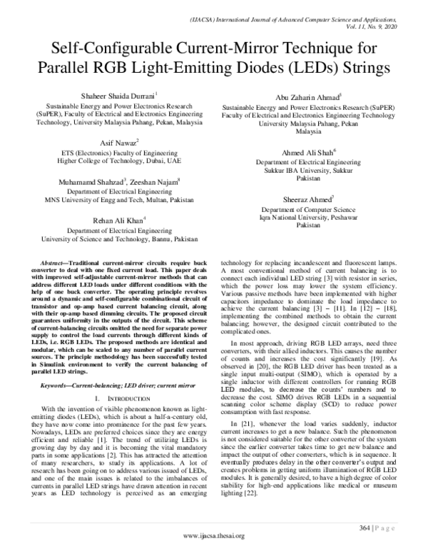 (PDF) Self-Configurable Current-Mirror Technique for Parallel RGB Light ...