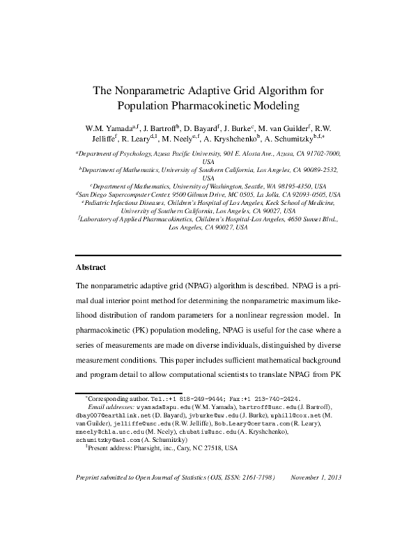 (PDF) The Nonparametric Adaptive Grid Algorithm for Population ...