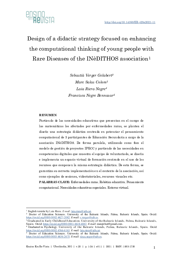 (PDF) Design of a didactic strategy focused on enhancing the ...