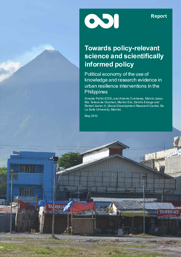 (PDF) Towards policy-relevant science and scientifically informed policy
