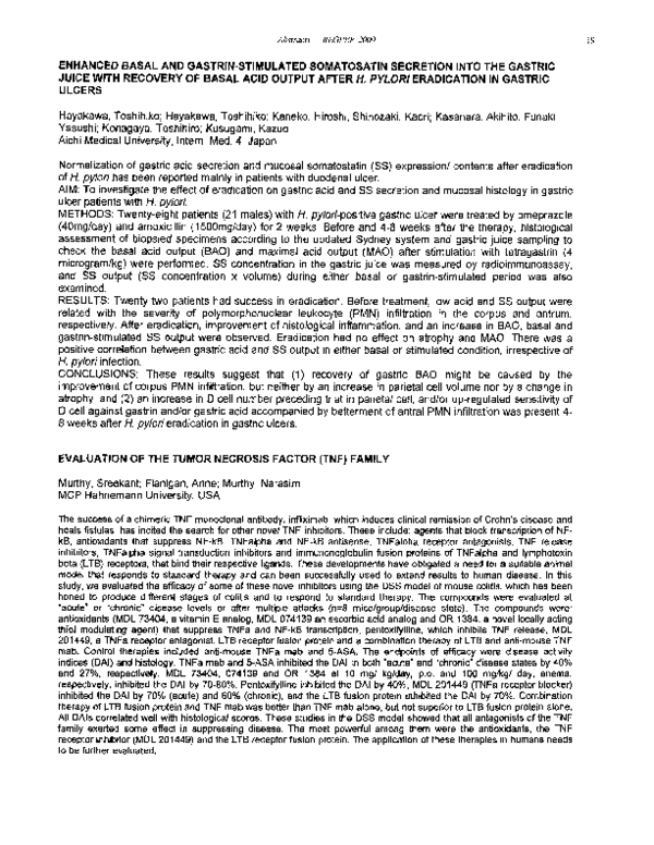 (PDF) Evaluation of the tumor necrosis factor (TNF) family