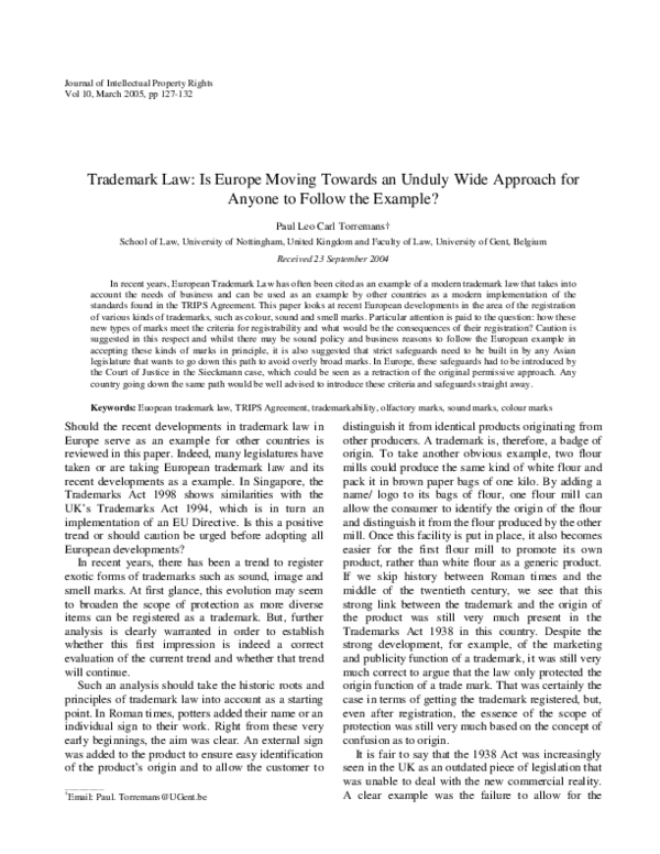 Trademarks - WIPO - World Intellectual Property Organization