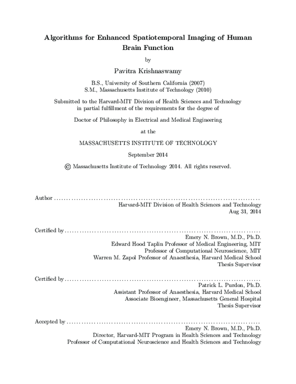 (PDF) Algorithms for enhanced spatiotemporal imaging of human brain ...