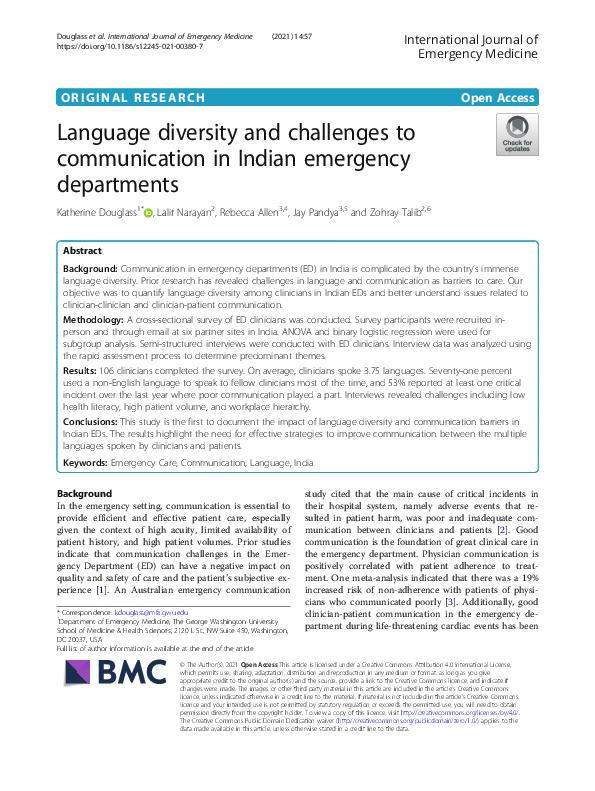 (PDF) Language diversity and challenges to communication in Indian ...