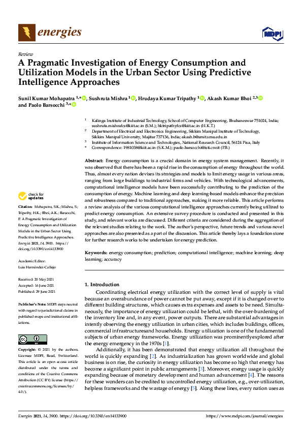 (PDF) A Pragmatic Investigation of Energy Consumption and Utilization ...